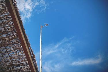 Weather station on the roof of the Middle East office